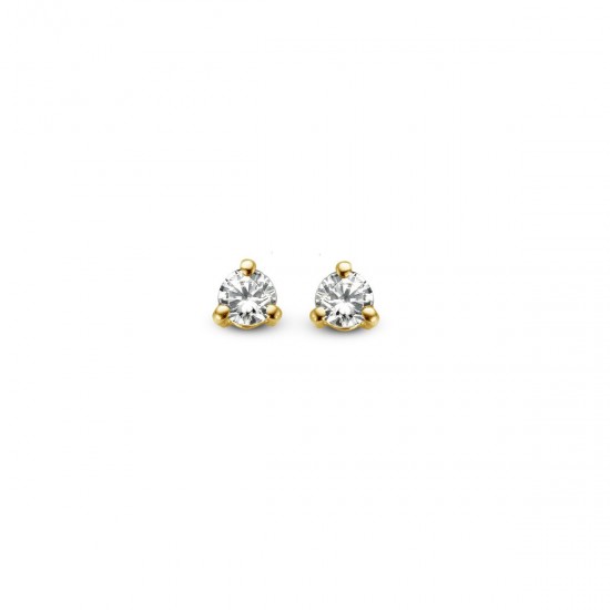 BOUCLES D'OREILLES OR ET DIAMANT