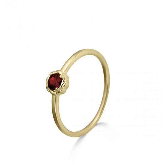 BAGUE EN OR ET RUBIS