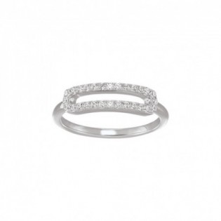 BAGUE EN ARGENT ET OXYDES CHARLES GARNIER