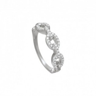 BAGUE EN ARGENT ET OXYDES CHARLES GARNIER