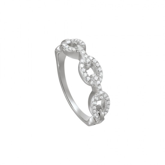 BAGUE EN ARGENT ET OXYDES CHARLES GARNIER