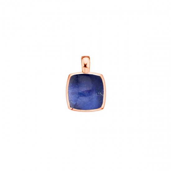 PENDENTIF SODALITE ET NACRE