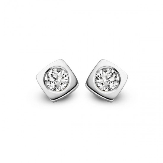 BOUCLES D'OREILLES OR ET DIAMANTS