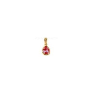 PENDENTIF EN OR ET RUBIS