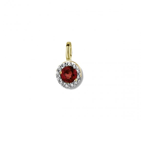 PENDENTIF EN OR ET RUBIS