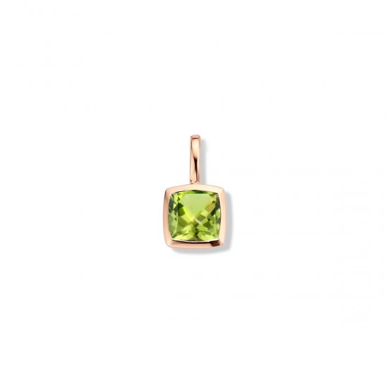 PENDENTIF EN OR ET PERIDOT