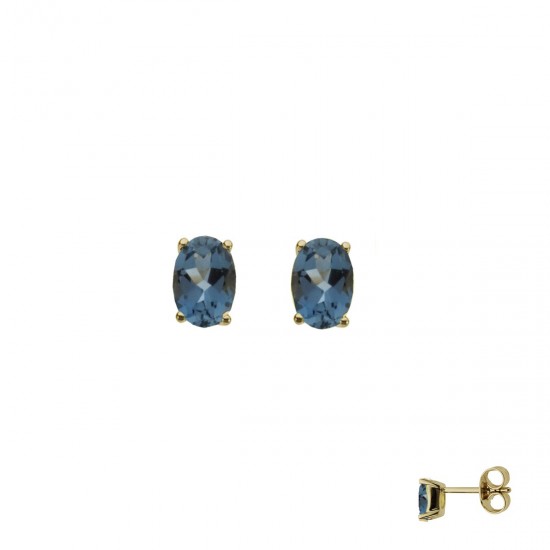 BOUCLES D'OREILLES TOPAZE BLUE LONDON