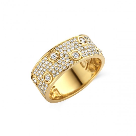 BAGUE COMPOSITION DIAMANTS