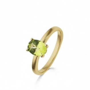 BAGUE OR ET PERIDOT