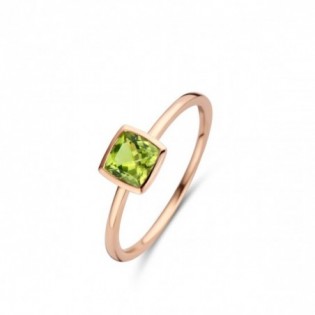 BAGUE EN OR ET PERIDOT