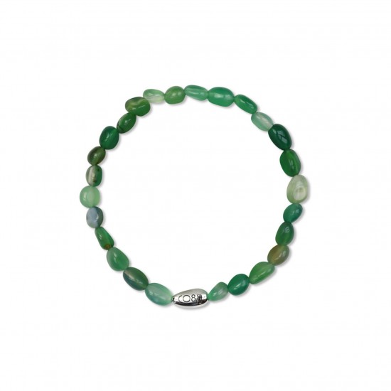 BRACELET AGATE VERTE