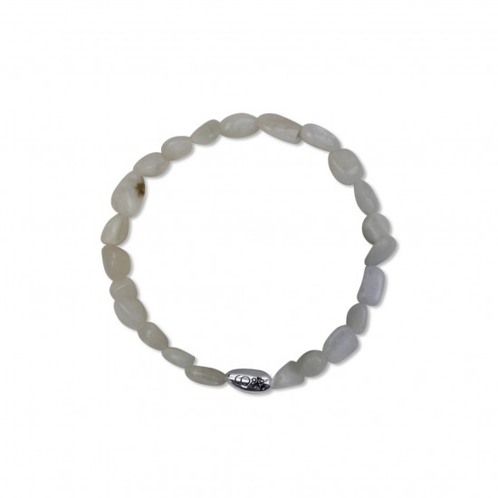 BRACELET AGATE BLANCHE