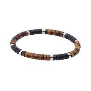 BRACELET OEIL DE TIGRE ET AGATE