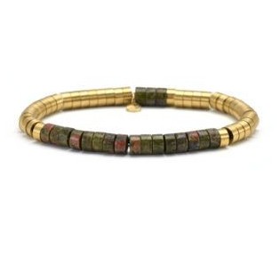 BRACELET PIERRE UNAKITE