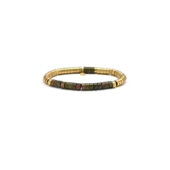 BRACELET PIERRE UNAKITE