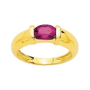 BAGUE EN OR ET RUBIS