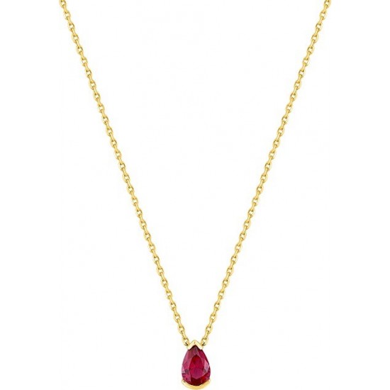 COLLIER EN OR ET RUBIS