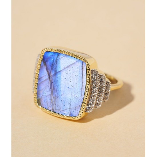 BAGUE BE MAAD LABRADORITE