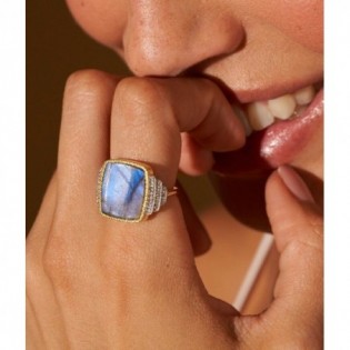 BAGUE BE MAAD LABRADORITE