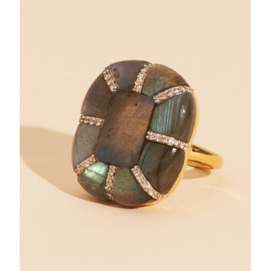 BAGUE BE MAAD LABRADORITE