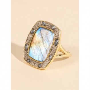 BAGUE BE MAAD LABRADORITE