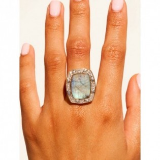 BAGUE BE MAAD LABRADORITE