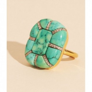 BAGUE BE MAAD TURQUOISE