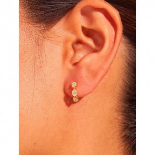 BOUCLES D'OREILLES BE MAAD TURQUOISES
