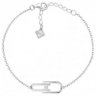 BRACELET EN ARGENT ET DIAMANT LA GARCONNE