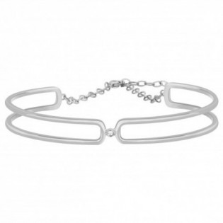 BRACELET EN ARGENT ET DIAMANT LA GARCONNE