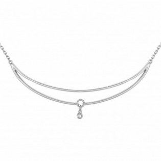 COLLIER ARGENT ET DIAMANT