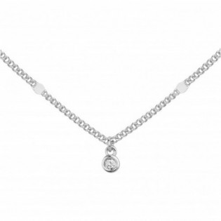 COLLIER EN ARGENT ET DIAMANT